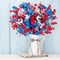 27PCS 4th/Fourth of July Decorations Artificial Flowers Red White Blue Patriotic Picks Berry Stems Independent Day Decor for Home Vase Table Centerpieces